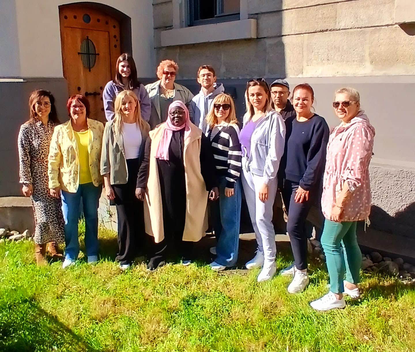 Exkursion St. Loreto, Institut für soziale Berufe Schwäbisch Gmünd, links Carina Deutscher, Iris Oechsle