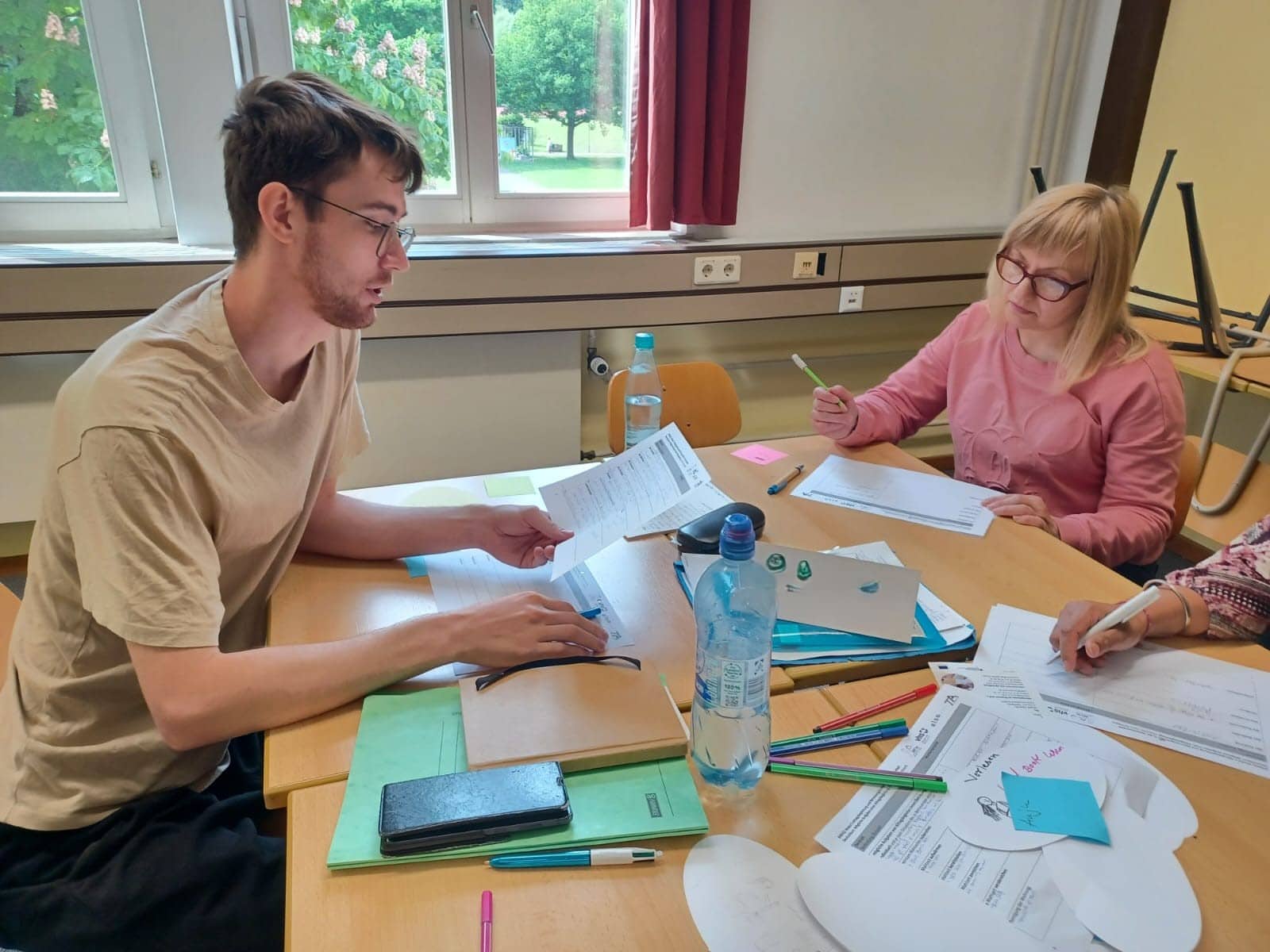 TN Deutschkurs, Schwäbisch Gmünder VHS mit Vera Holzwa rth